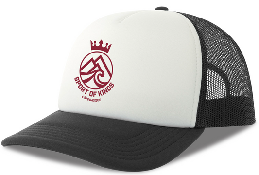 Casquette noir et blanc Itsasoa Mendia | Sport of Kings