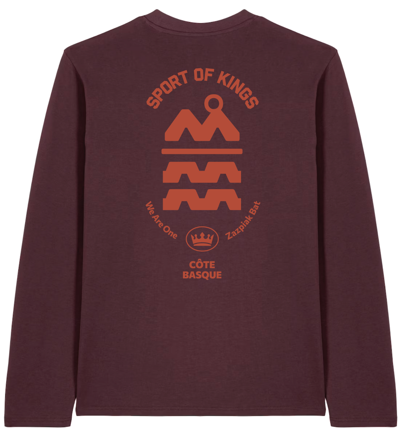 T-shirt L/S Block Earth | 100 % COTON BIO GOTS