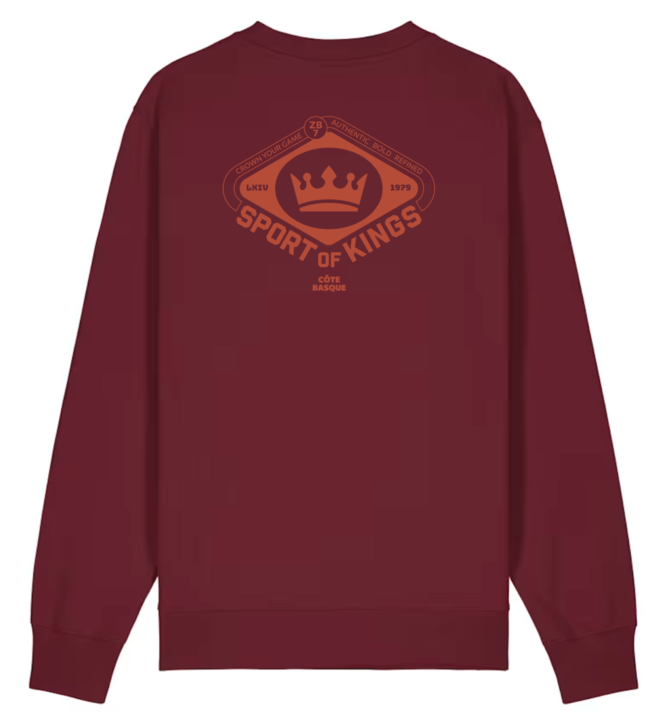 Crew Neck Slick Crown | 100 % COTON BIO GOTS