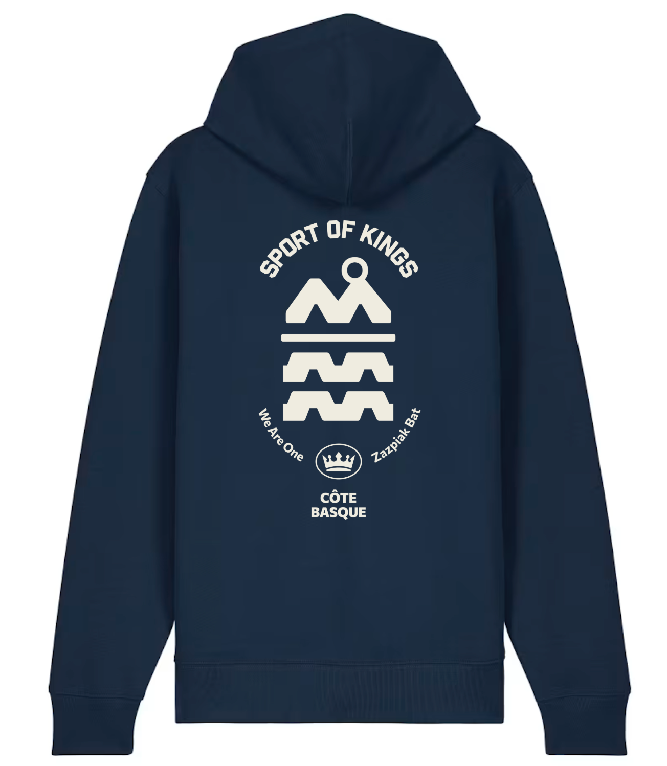 Zip Hoodie Block Earth | 100 % COTON BIO GOTS