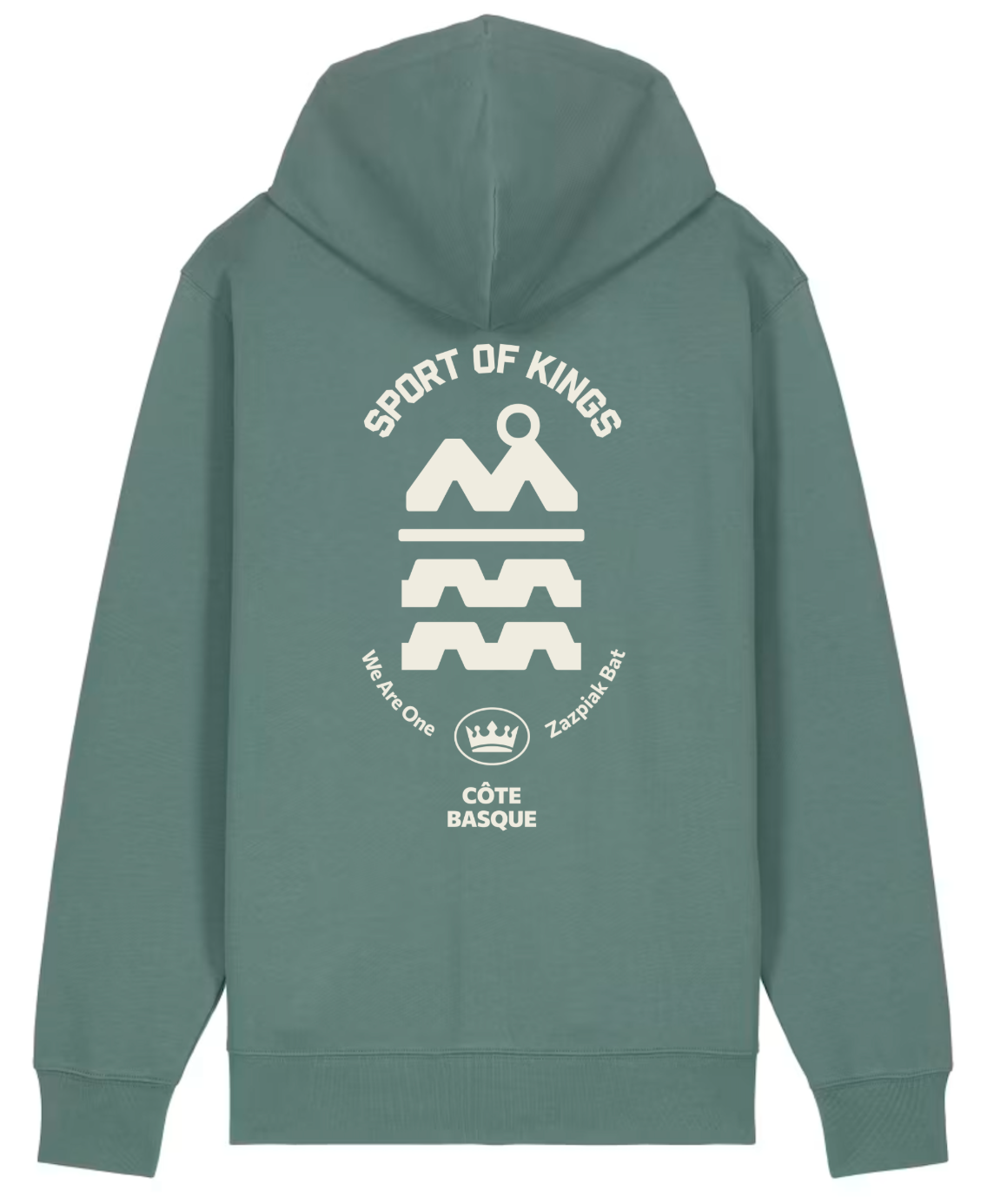 Zip Hoodie Block Earth | 100 % COTON BIO GOTS