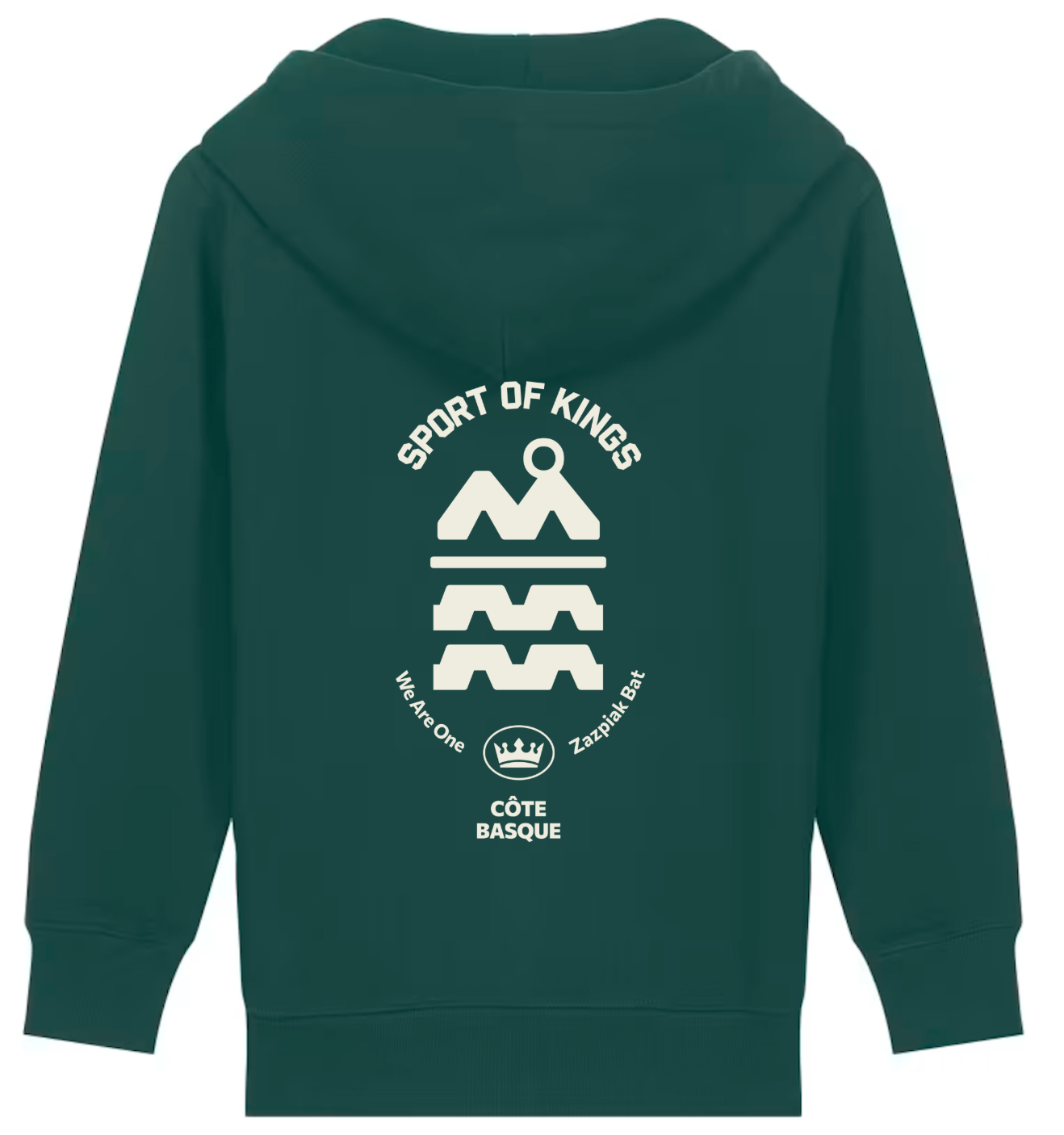 Zip Hoodie Enfant Block Earth | 100 % COTON BIO GOTS