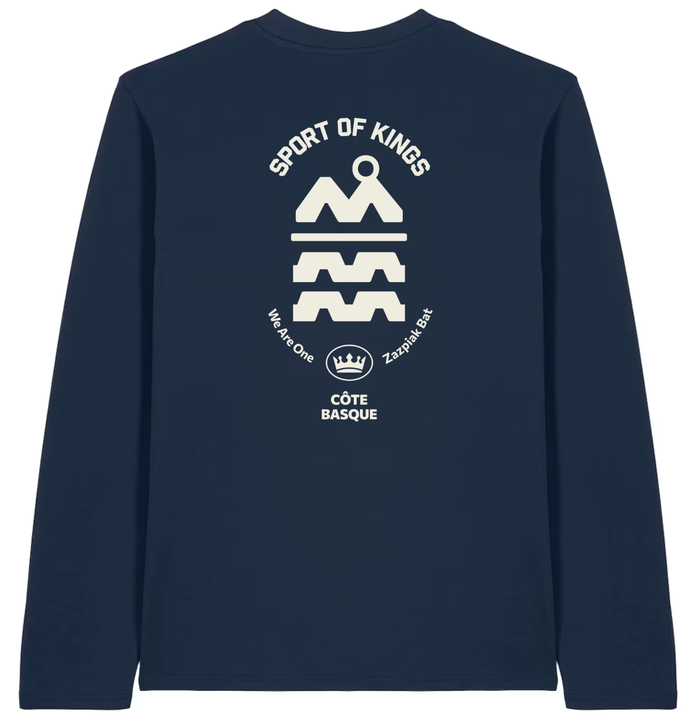 T-shirt L/S Block Earth | 100 % COTON BIO GOTS