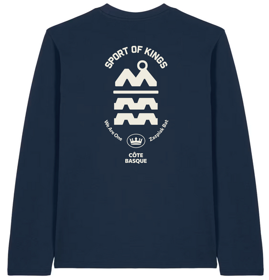 T-shirt L/S Block Earth | 100 % COTON BIO GOTS