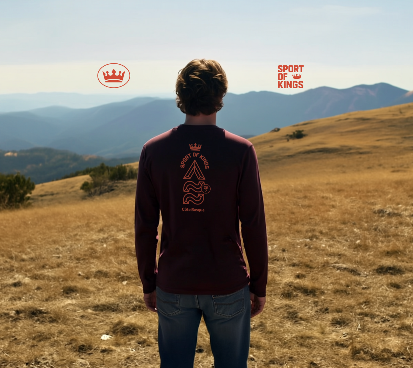 T-shirt L/S Sea Mount | 100 % COTON BIO GOTS