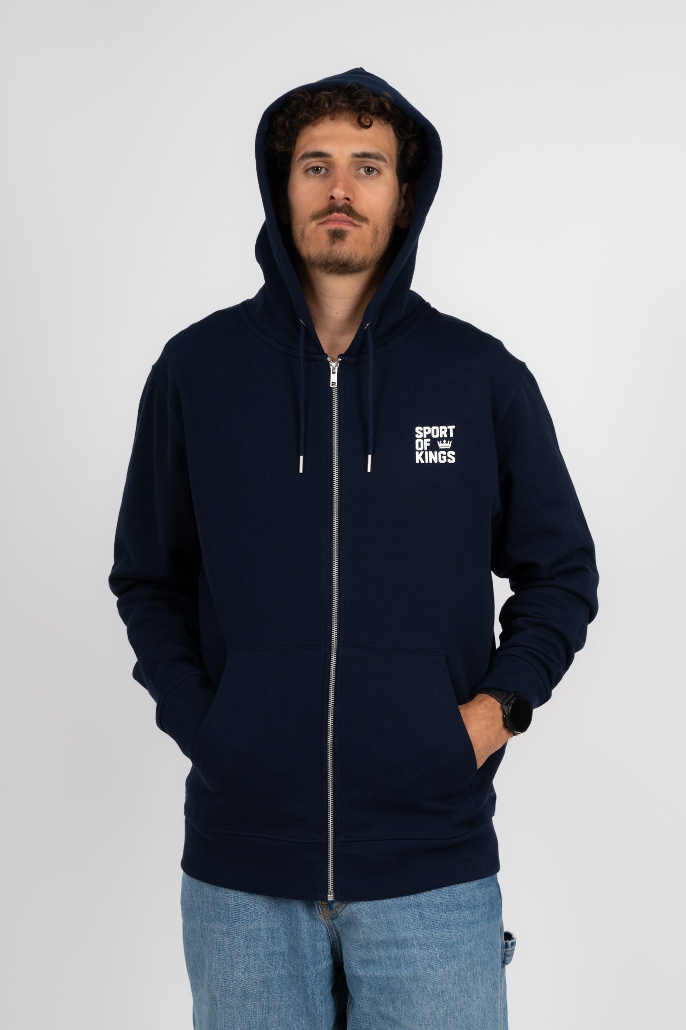 Block Earth | Hoodie Zip Homme